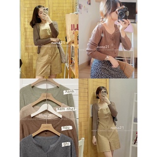 Áo cardigan len lông thỏ chất đẹp