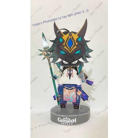 [ Standee Game] Giấy xếp mô hình nhân vật Genshin Impact