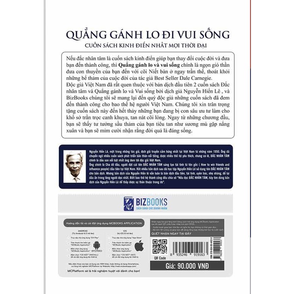 Sách - Quẳng Gánh Lo Đi Và Vui Sống - BIZ-KT-90k-8935246919163 - Tặng kèm bookmark