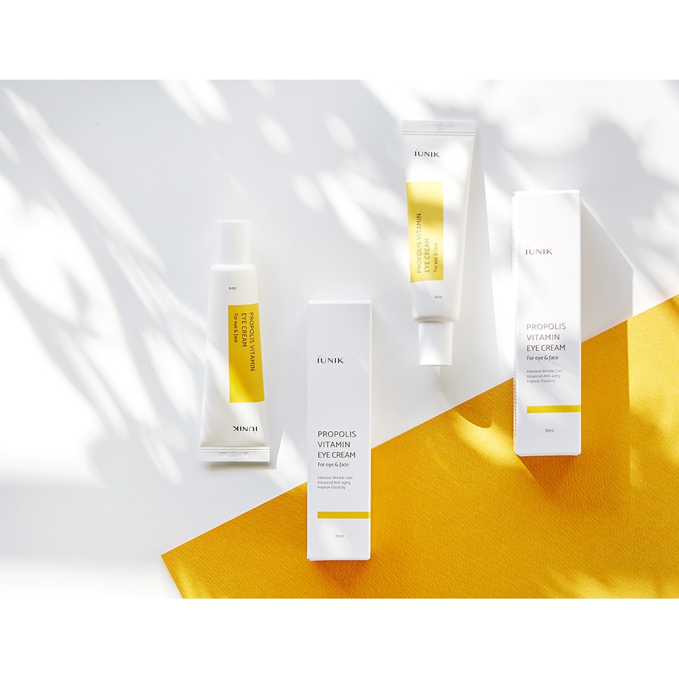 Em Dưỡng Da Mắt Chứa Vitamin Và Keo Ong Chất Lượng Cao IUNIK Propolis Vitamin eye cream 30ml
