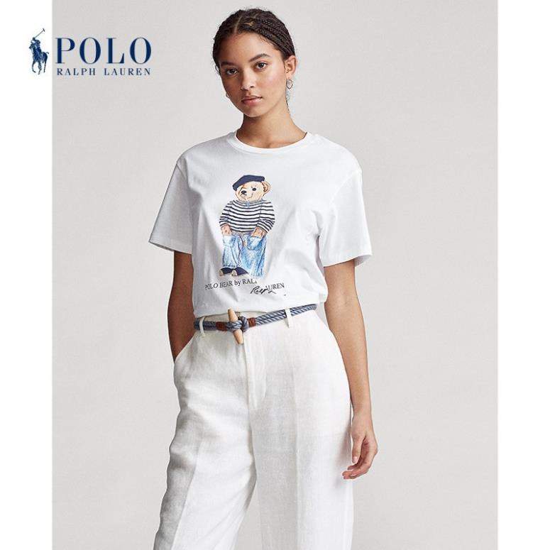 Ralph Lauren áo polo Tay Ngắn Cổ Tròn Thời Trang Cho Nam Và Nữ 21388 👌