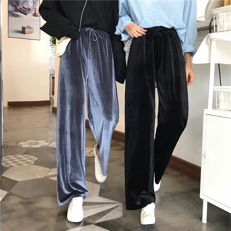 NRVP Quần Dài Nữ Ống Rộng Thời Trang Cá Tính