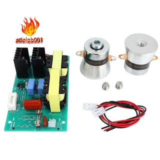 Ac 220v 60w-100w Ultrasonic Cleaner Power Driver Frequency Tester Board With 2pcs 50w 40khz Transducers