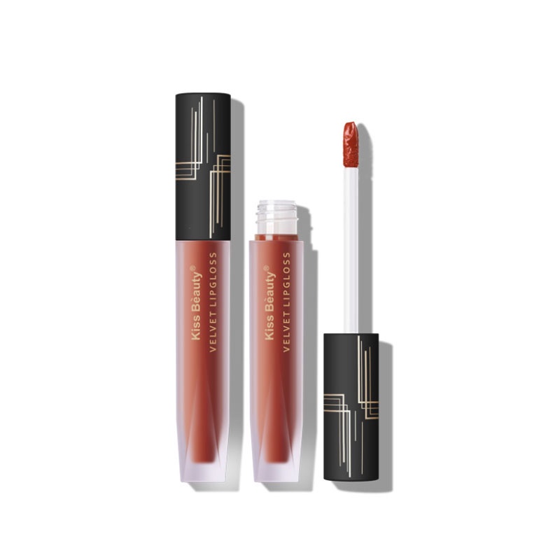 Son môi Kiss beauty kết cấu nhung mượt mịn môi, tông màu siêu đẹp, chống thấm nước, lâu trôi