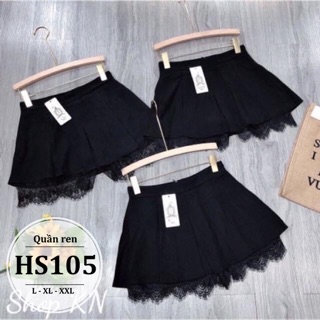 Quần bigsize ren giả váy hs105-l,xl,xxl