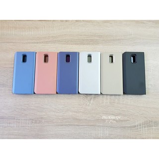 Bao Da Clear View Cover Standing Samsung J7 Plus