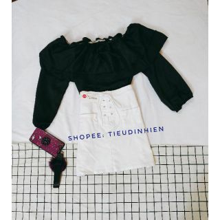 Set ulzzang ảnh thật áo kèm chân váy