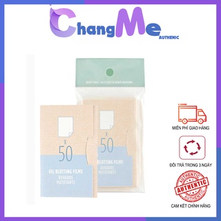 Giấy Thấm Dầu 💖𝙃À𝙉𝙂 𝘾𝙃Í𝙉𝙃 𝙃Ã𝙉𝙂💖 Dạng Phim Thefaceshop Oil Blotting Films 50 sheets Hàn Quốc - Duhy