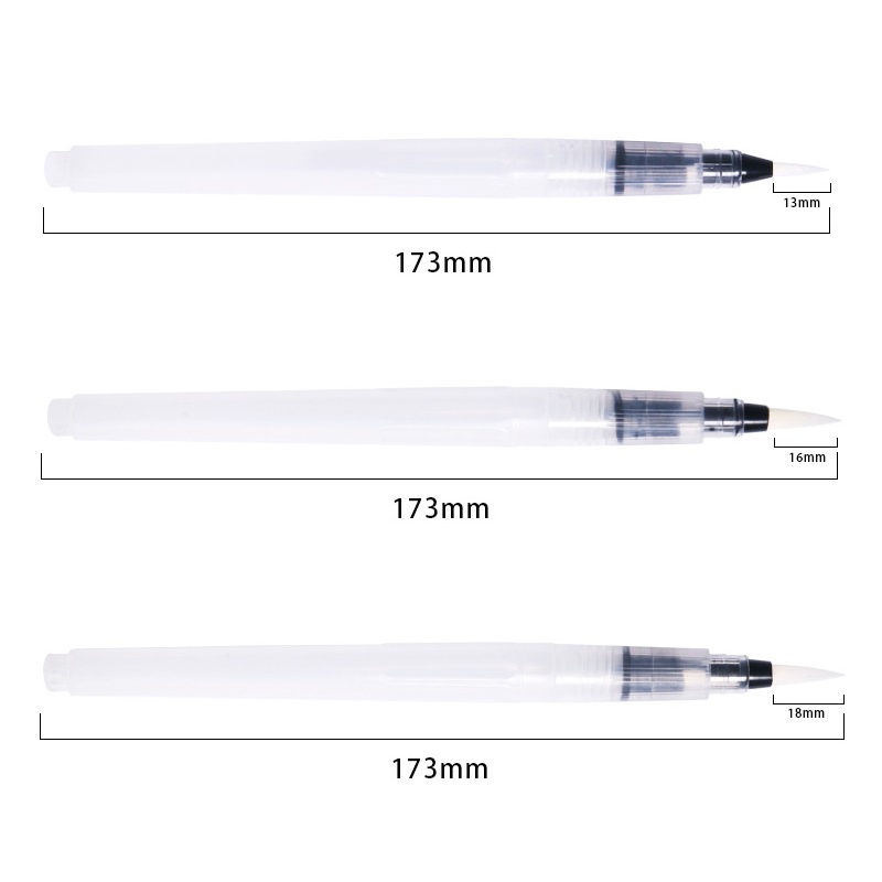 Taeyang369hz Cọ Vẽ Màu Nước Waterbrush Thân Dài Đựng Được Nhiều Nước Viết Thư Pháp Tô Màu