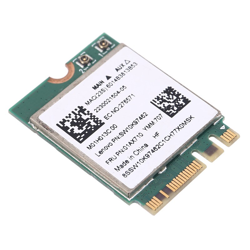 Card Không Dây Nerv Rtl8821Ce Fru 01ax710 Wifi Bluetooth 4.2 2.4g 5.8g Dành Cho Laptop Pc