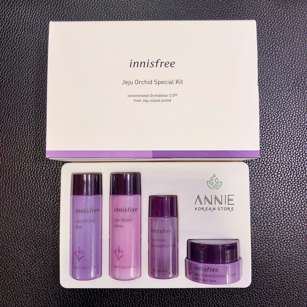 Set dưỡng da chống lão hoá  Innisfree Jeju Orchid Special Kit