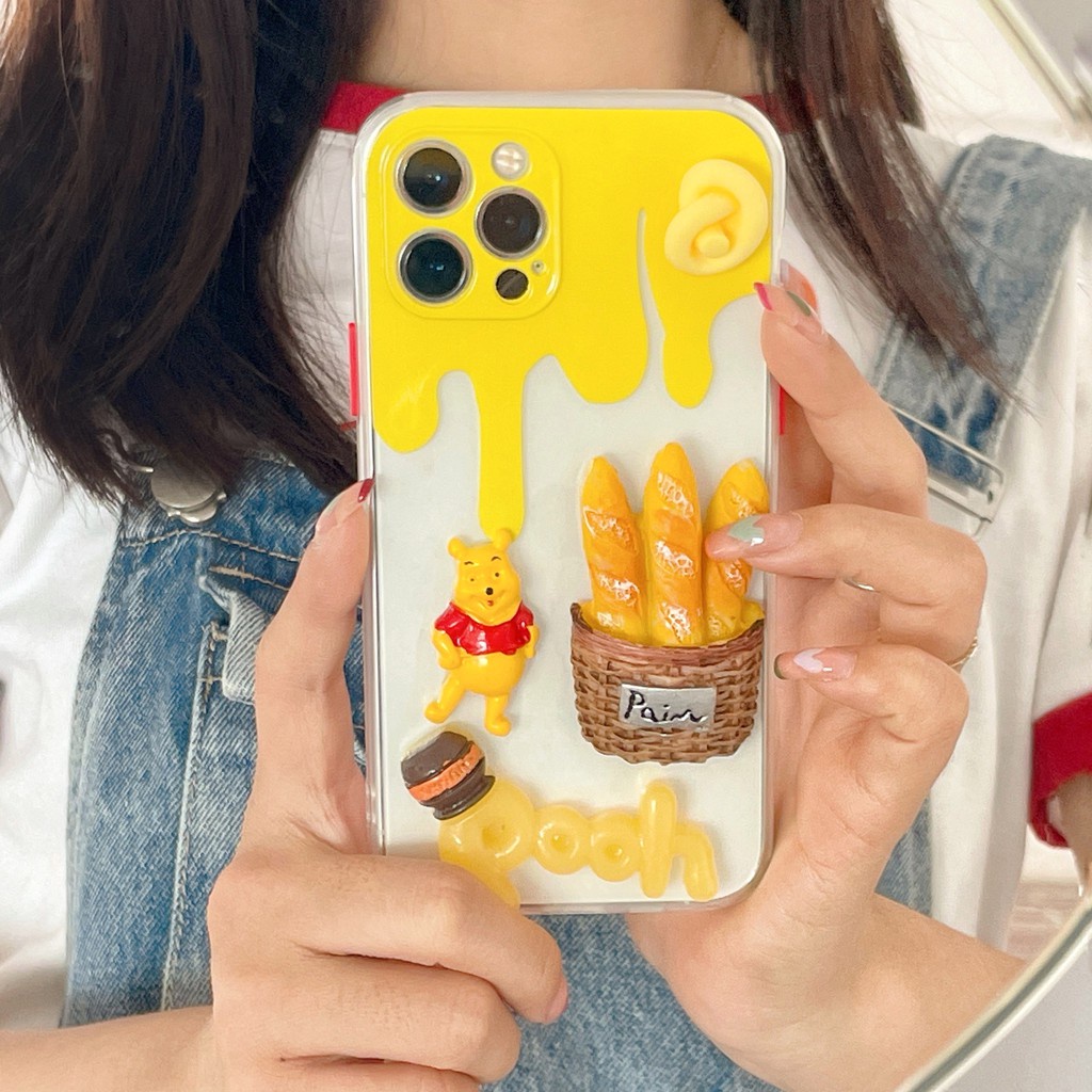 Dễ Thương Ốp Điện Thoại Hình Winnie The Pooh Cho Iphone 12mini 11promax Xsmax Xr X 7 8plus Se2020 | BigBuy360 - bigbuy360.vn