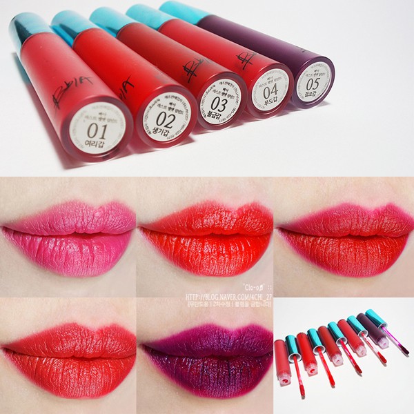 Son kem lì Last Velvet Lip Tint Các Màu (02-03-12-14-15-33-35-36-37-38)