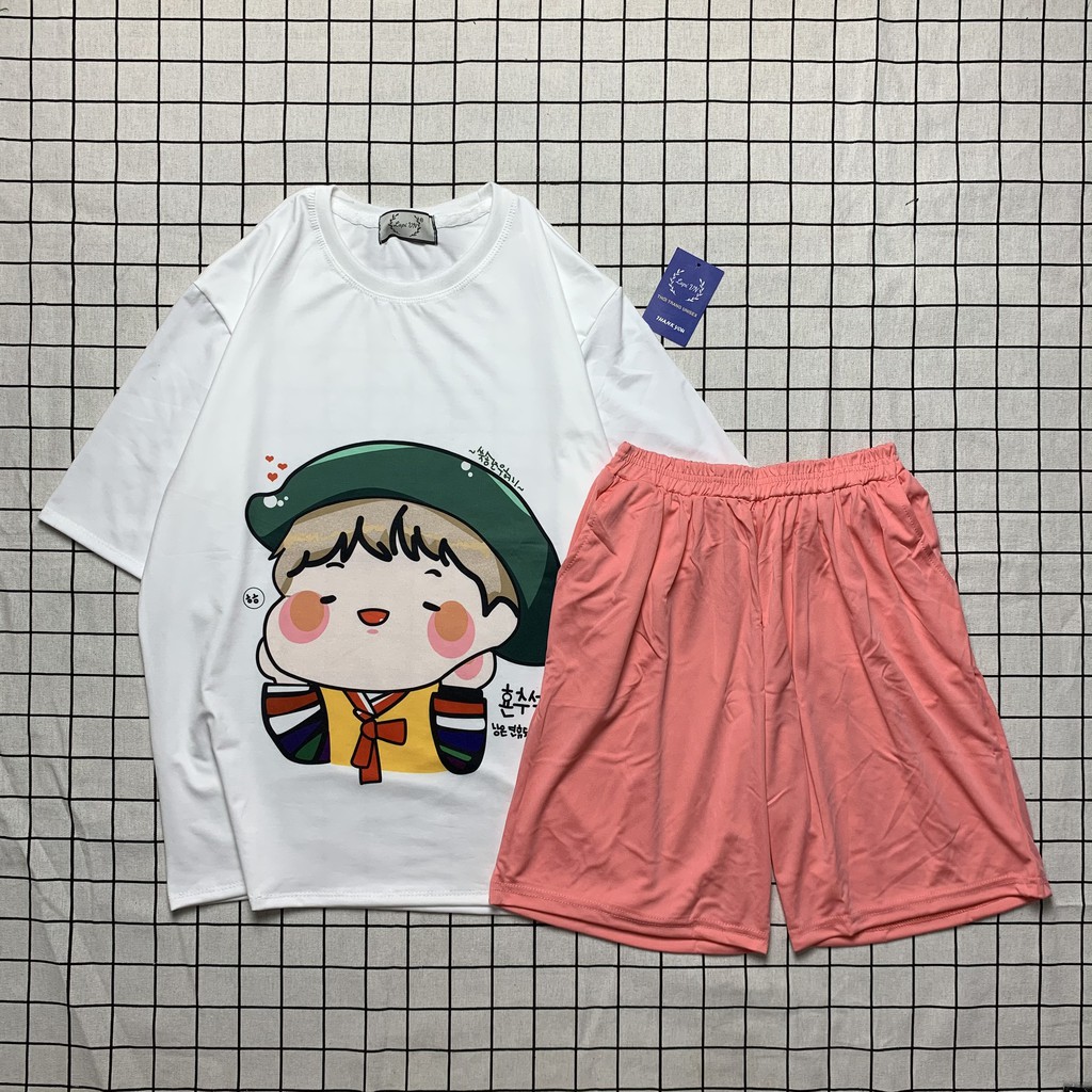 Đồ Bộ Hoạt Hình Form Rộng Unisex 3D Bé MATBU – Lapi VN, Set Cartoon, Freesize, Nam Nữ Đều Mặc Được
