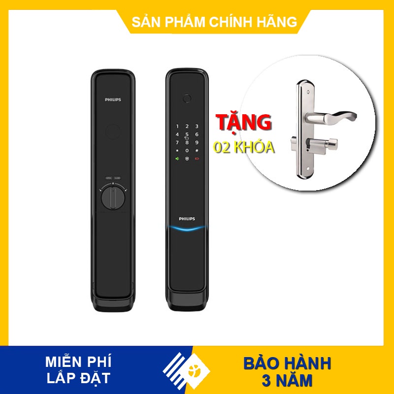 Khóa cửa điện từ Philips 9300 cao cấp - Bền đẹp - [Ưu đãi lớn 2022]
