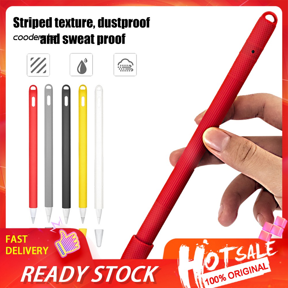 Vỏ Silicone Chống Bụi Cho Bút Cảm Ứng Apple Pencil 1 2