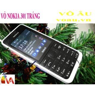 VỎ NOKIA 301 MÀU TRẮNG