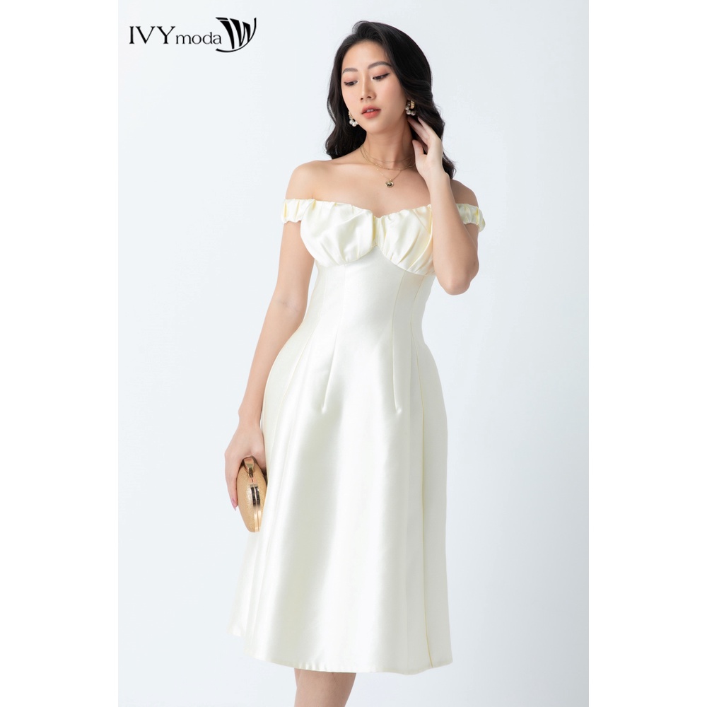 Đầm dạ hội xếp ngực IVY moda MS 45S2545