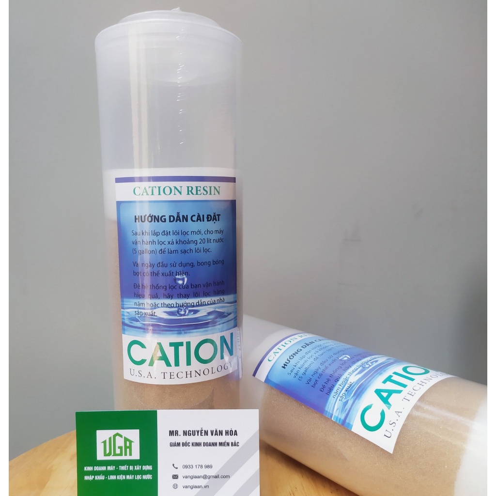 Lõi Lọc Nước Số 2 Cation Khử Đá Vôi Đầu Nguồn 10 inch - HOAKarofi