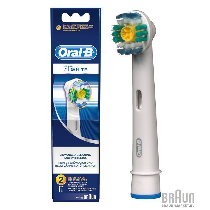 Đầu Bàn Chải Răng Oral-B 3D White EB18-2