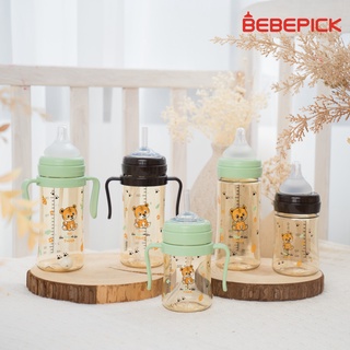 Bebepick Hổ Mint bình sữa nhựa PPSU núm ti silicone size 150ml - 250ml Hàn Quốc