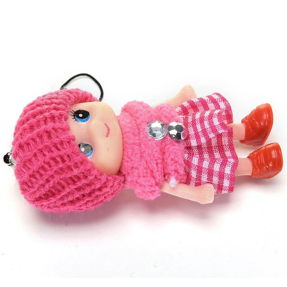 Búp Bê Mini Chiều Dài 8cm Dùng Làm Đồ Chơi, Móc Treo Chìa Khóa, Balo, Túi Xách