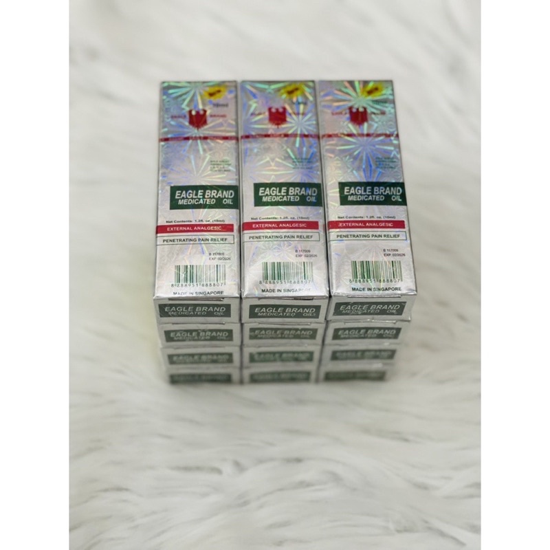 lố 12 chai Dầu Gió Trắng Singapore 10ml Dạng Lăn