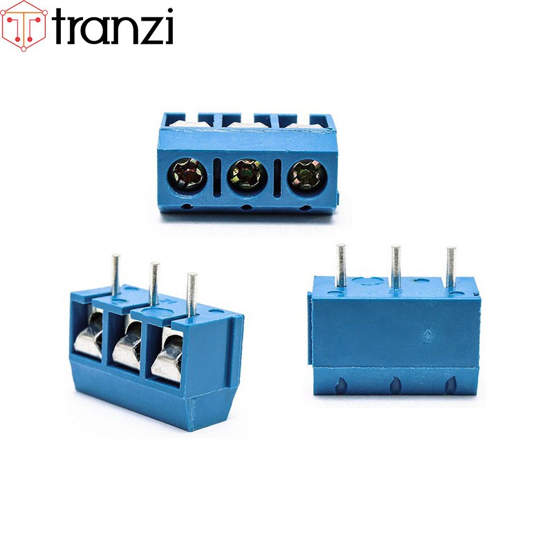 Cầu đấu 5.0mm KF301 5.0 2P 3P chân cắm thẳng xanh