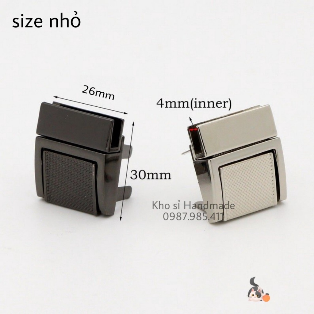 Khóa Sập Vuông Caro Nhiều Size Loại Tốt