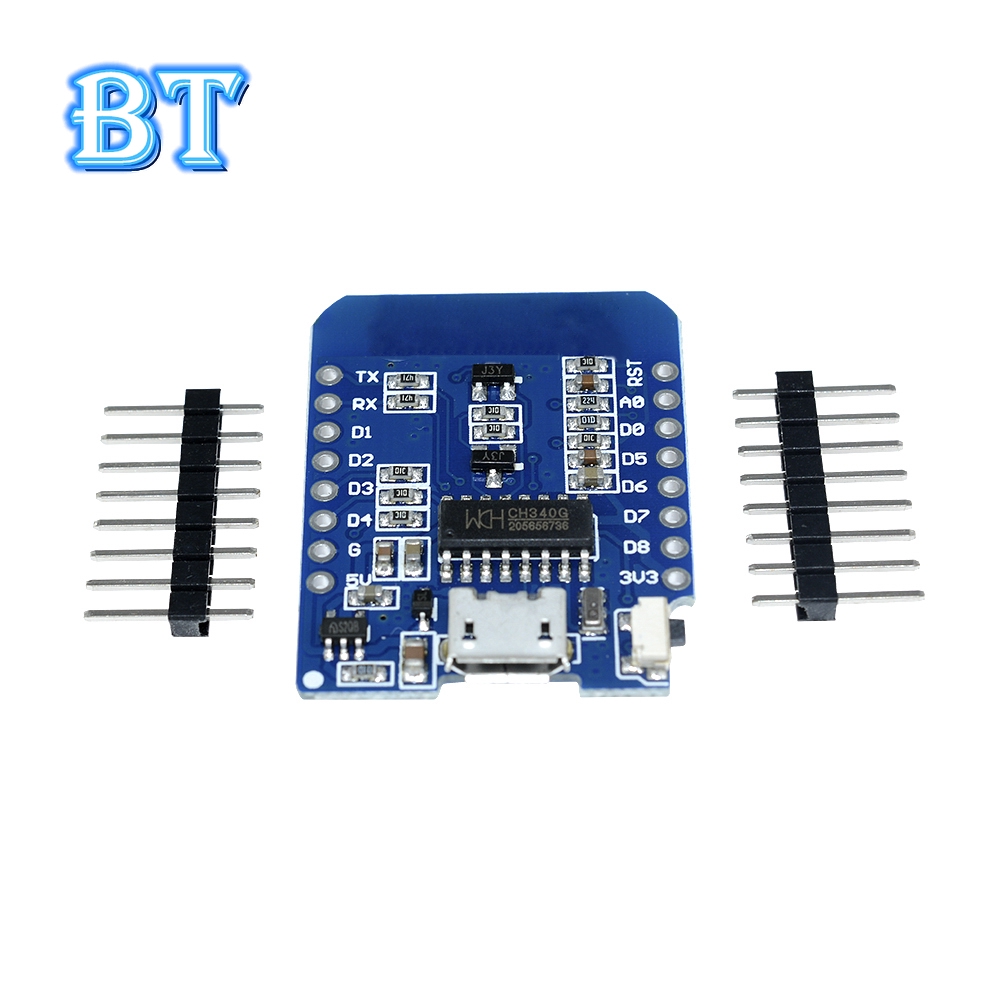 Bảng Mạch Phát Triển Esp8266 Esp-12 Esp-12F Ch340G Ch340 Micro Usb Dành Cho Arduino Wemos D1 Mini V2 Iot Board 3.3v