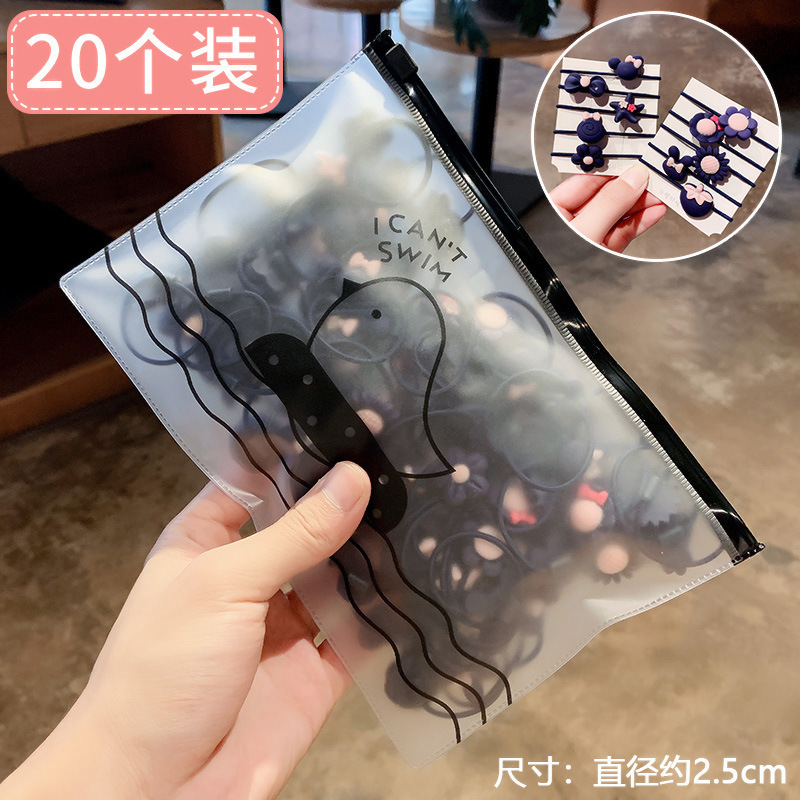 Dây buộc tóc cao su đính hoa dễ thương dành cho bé gái