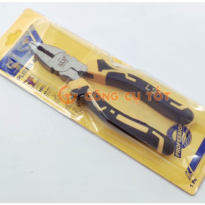 Kìm điện kìm nhọn đa năng thép CRV LS+