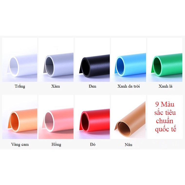 [Mua Càng Nhiều Giá Càng rẻ] Phông Nền Chụp Sản Phẩm 50x60cm, Phông PVC Mịn Đẹp