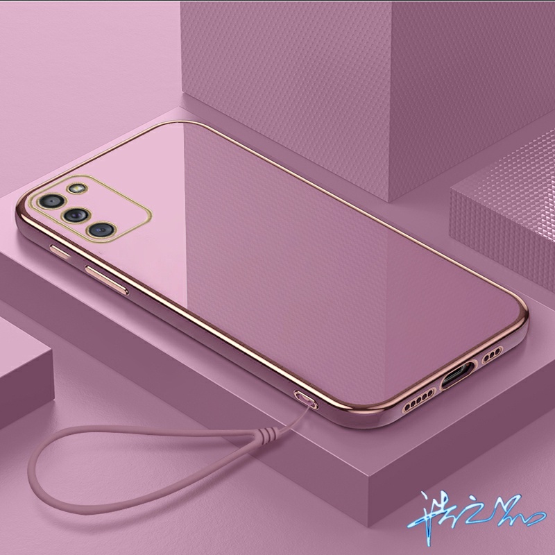 Ốp Điện Thoại Silicone Mềm Có 5 Màu Cho Samsung A02S A03S