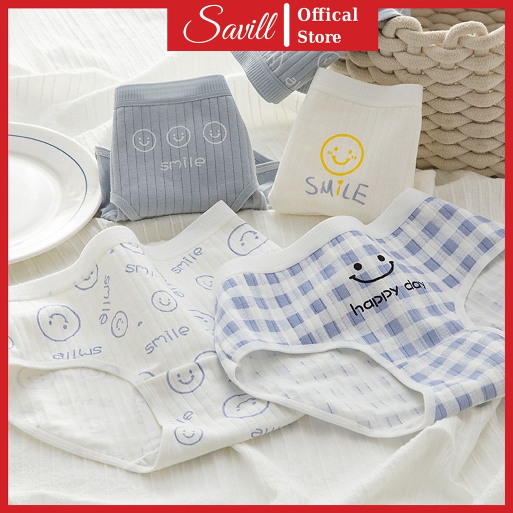 Quần Lót Nữ Đáy Máy Chắc Chắn, Quần Lót Cotton Thoáng Mát, Mỏng Nhẹ Savill L131