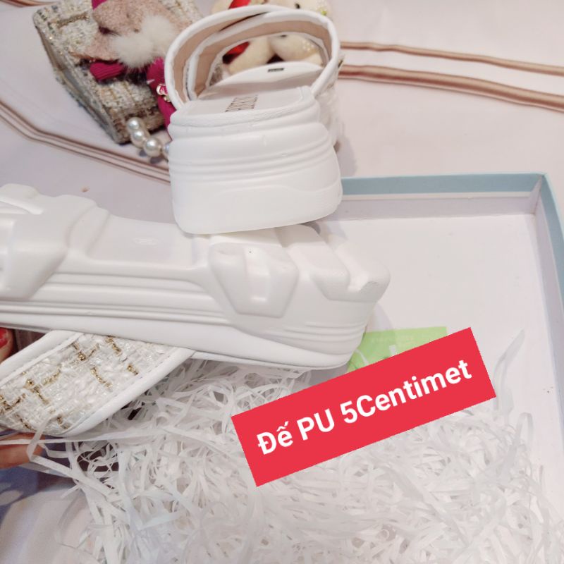 Dép Nữ Đế Bánh Mì Cao Siêu Nhẹ Cực Êm Tôn Dáng Sang Chảnh PD01