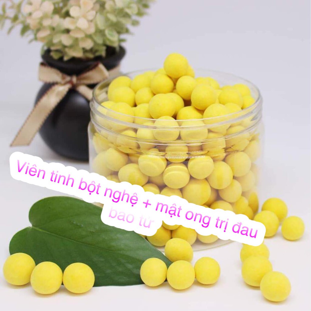 300g viên tinh nghệ mật ong nguyên chất không còn hăng đắng, giòn ăn như kẹo