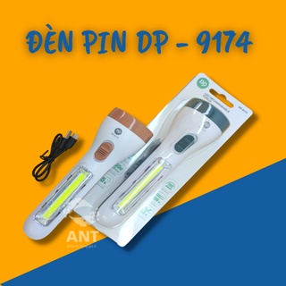 Đèn pin led sạc cầm tay có đèn hông dp 9173