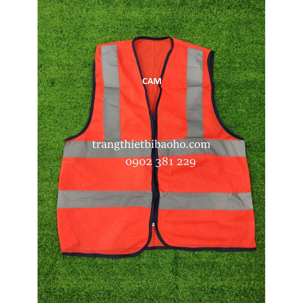 Áo phản quang ghi lê kỹ sư, công nhân vải lưới thoáng khí