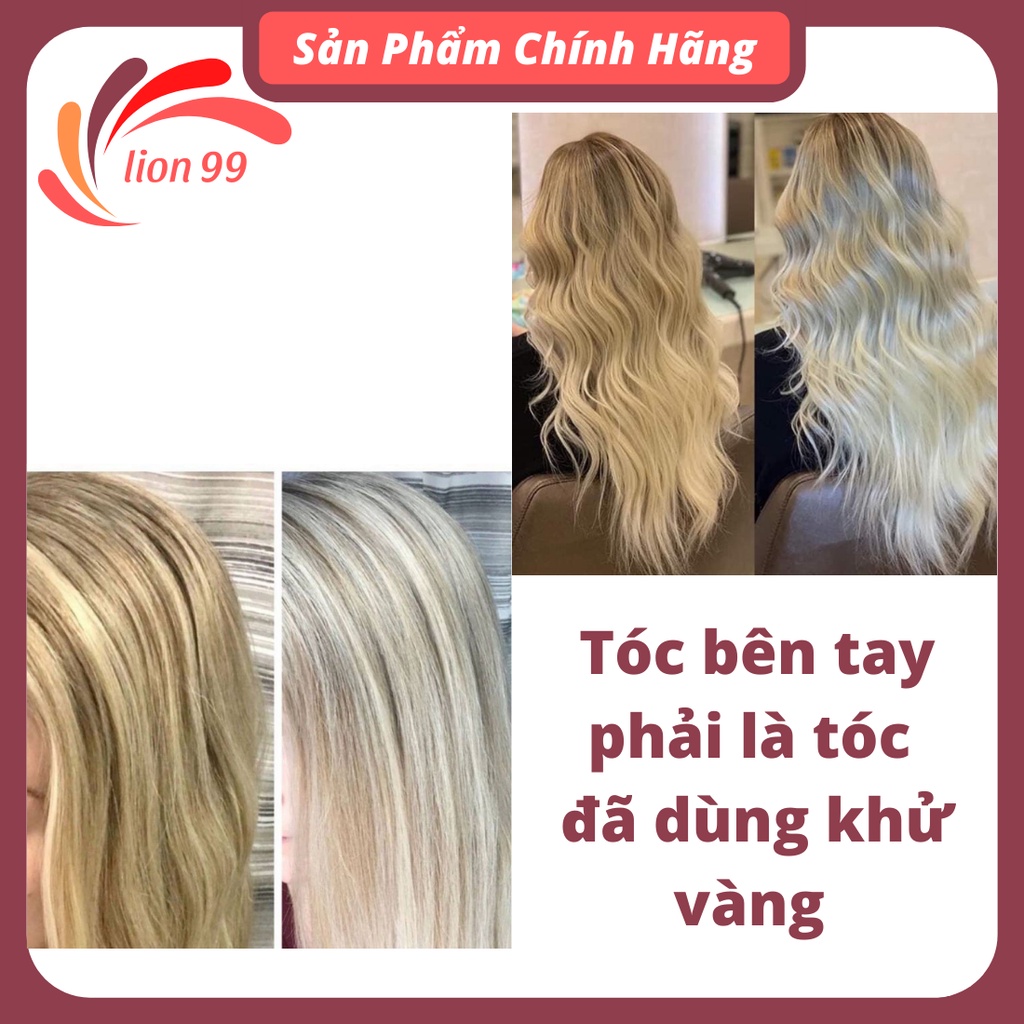 Dầu gội khử vàng dầu gội tím giữ màu tóc tẩy tại nhà chiết sẵn