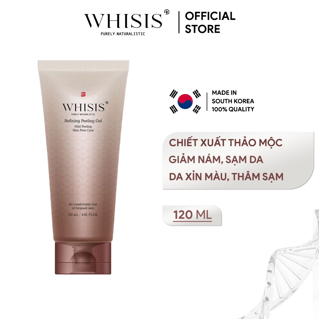 Gel Tẩy Da Chết Nguyên Liệu Đông Y WHISIS Giảm Nám Và Sạm Da Cho Da Xỉn  Màu, Thâm Sạm Dung Tích 120ml - Tẩy tế bào chết cơ thể | innisfreez.com