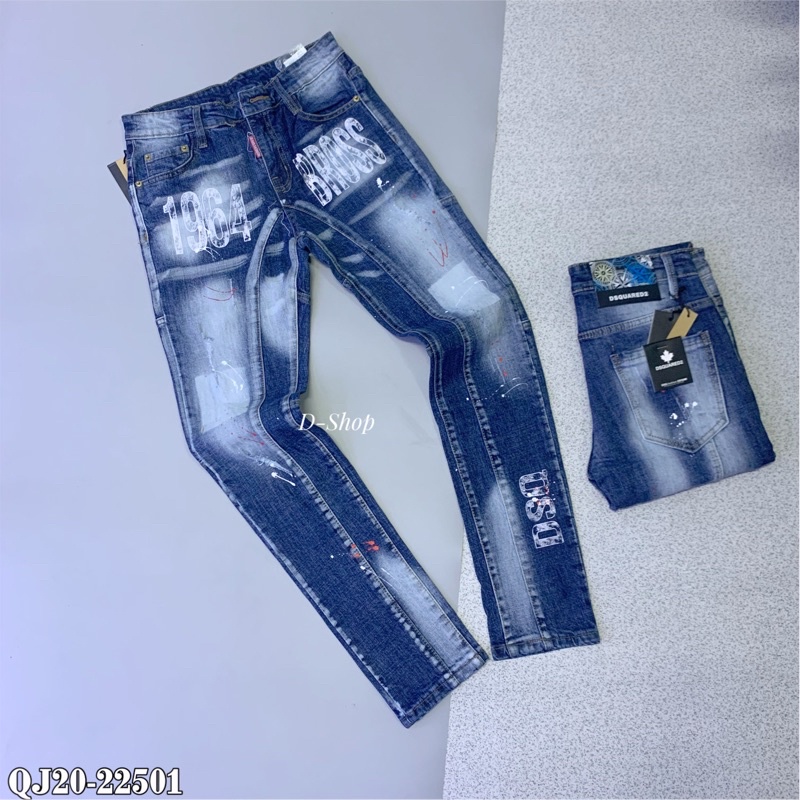quần Jean nam khoá lệch QJ20 và QJ36