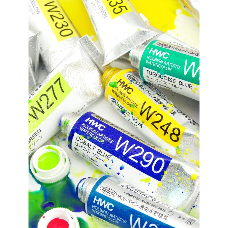 Màu nước Holbein hạng họa sĩ pan 1ml/Watercolor Holbein Artist Grade pan 1ml