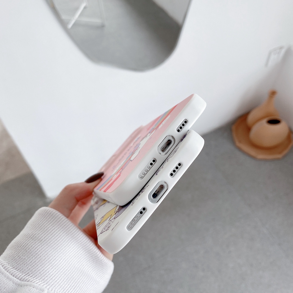 Ốp Điện Thoại Silicon Mềm Hoạt Hình Cho iPhone 11/12ProMax 7 8 Plus X Xs Max 11/12pro Xr 12mini | BigBuy360 - bigbuy360.vn
