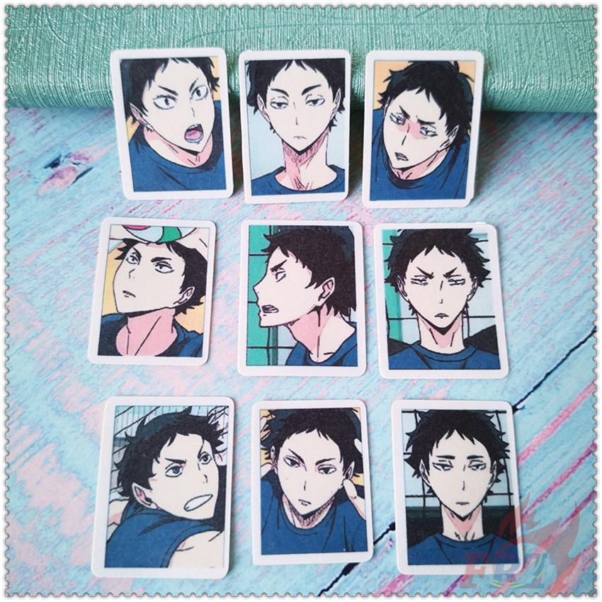 Set 39 Nhãn Dán Trang Trí Sổ Tay Q-2 Phong Cách Kotaru Bokuto &amp; Akashi Kiji Độc Đáo