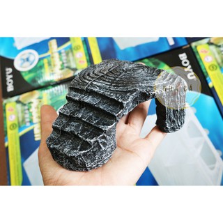 Cầu bậc thang đá - cầu thang cho rùa phơi nắng -trang trí tiểu cảnh hồ cá