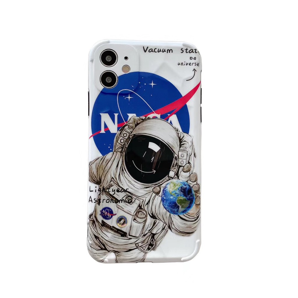 Ốp điện thoại silicone in hình NASA cho iPhone7Plus 8+ XR XSmax 11 11Promax | BigBuy360 - bigbuy360.vn