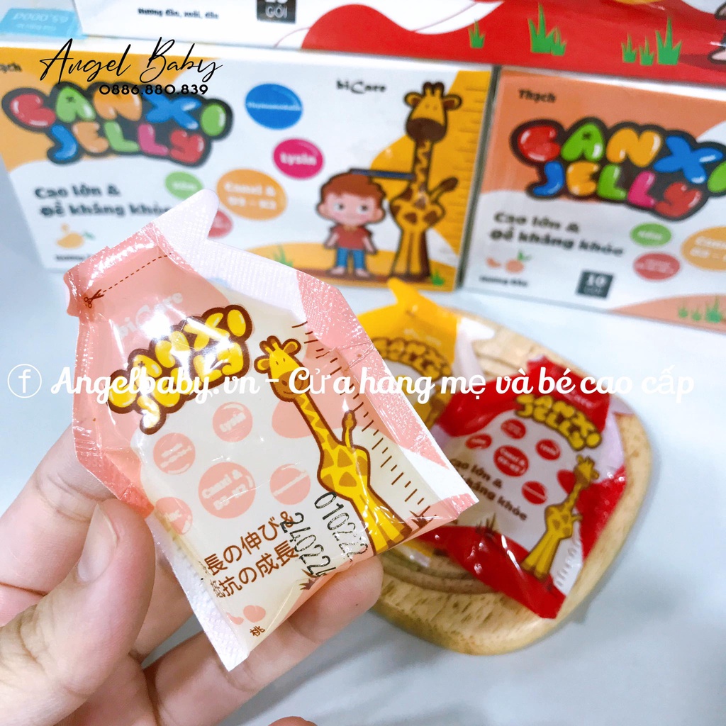 Thạch dinh dưỡng CANXI JELLY Bicare tăng chiều cao, tăng sức đề kháng, ăn ngon cho bé