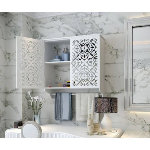 [XẢ KHO] TỦ TREO HOA VĂN  TỦ TREO NHÀ TẮM IG341- | BigBuy360 - bigbuy360.vn