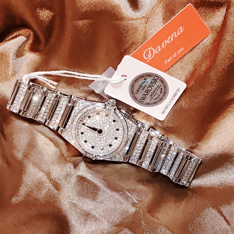 Đồng hồ nữ Davena tặng kèm dây truyền